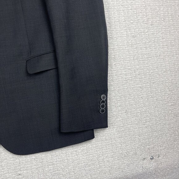 Ermenegildo Z Zegna Jacket Mens 50 R Gray Drop 8 Blazer Sport Coat Wool Mohair - Picture 6 of 16